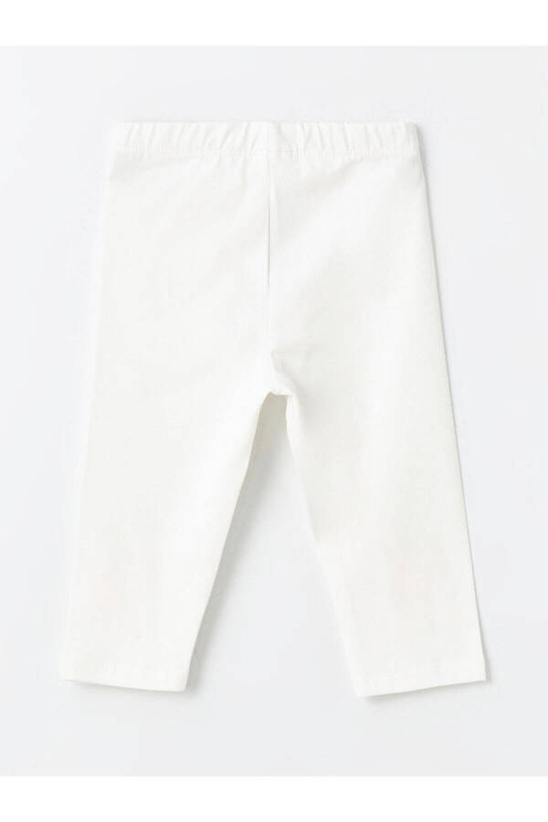 LCW Baby Elastic Waist Printed Baby Girl Leggings - 2