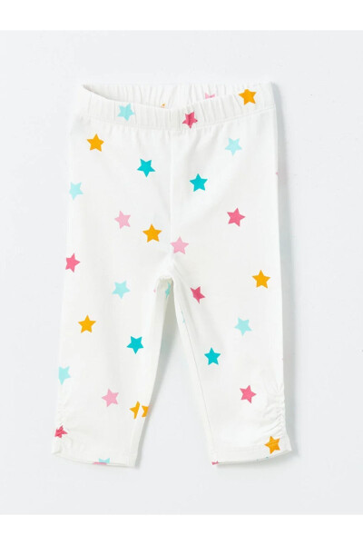 LCW Baby Elastic Waist Printed Baby Girl Leggings 2 Pack - LC WAIKIKI (1)