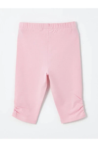 LCW Baby Elastic Waist Printed Baby Girl Leggings 2 Pack - 5