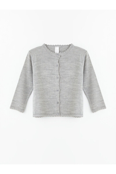 Lcw Baby Girl Basic Long Sleeve Cardigan - 1