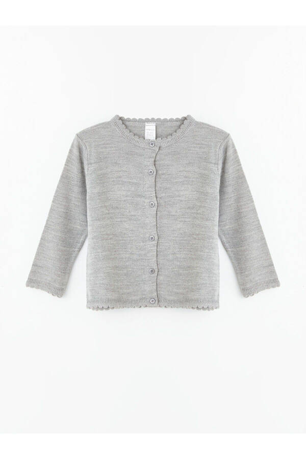 Lcw Baby Girl Basic Long Sleeve Cardigan - 1