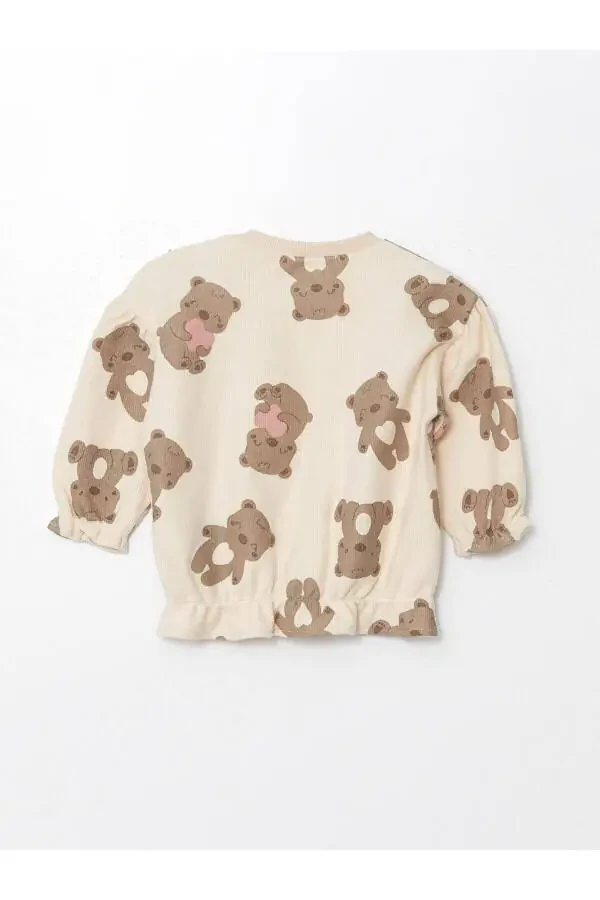 LCW baby Printed Crew Neck Long Sleeve Printed - 3