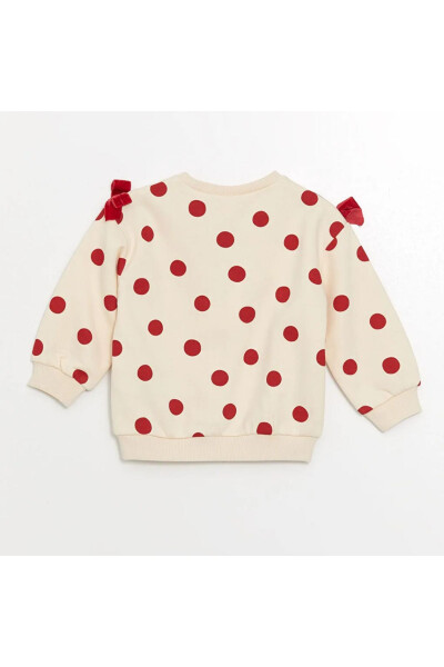 LCW baby printed round neck long sleeve girl sweatshirt - 3