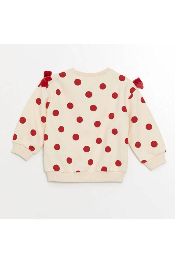 LCW baby printed round neck long sleeve girl sweatshirt - 3