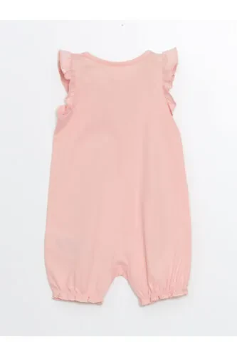 LCW baby pushti pushti qiz chaqaloq tugmalari bilan jihozlangan kombinezoni 2 dona to'plam - 4