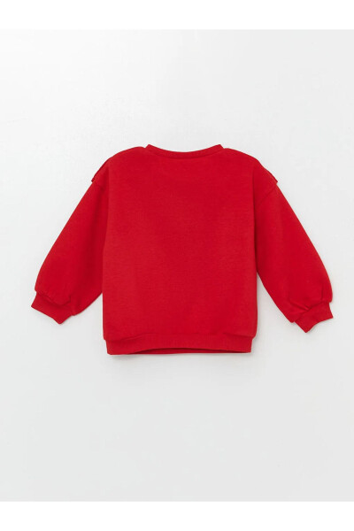 LCW Baby Red Bicycle Neck Long Sleeve Girl Baby Sweatshirt - 6