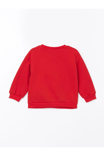 LCW Baby Red Bicycle Neck Long Sleeve Girl Baby Sweatshirt - 2