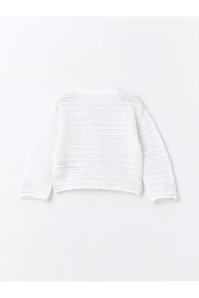 LCW Baby V Neck Girls Knit Cardigan - LC WAIKIKI (1)