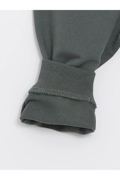 LCW baby Велосипедный вырез Длинный рукав Печатный комплект для мальчиков из 2 предметов (толстовка и брюки) - 7