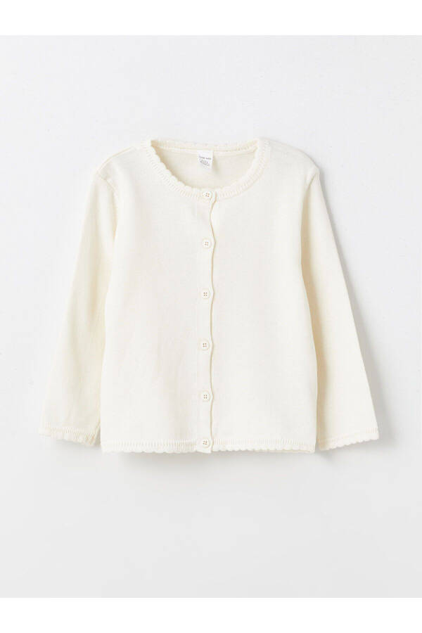 Lcw Basic Long Sleeve Baby Girl Cardigan - 1