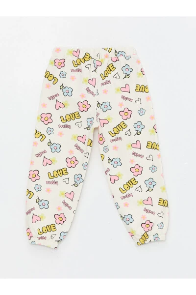 LCW Belbog'i Elastikli Bosilgan Naqshli Qizcha Sport Shimlari - LC WAIKIKI (1)