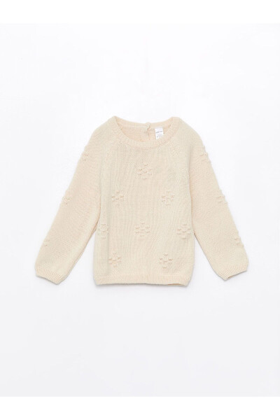 LCW bicycle neck baby girl knitted sweater - 1