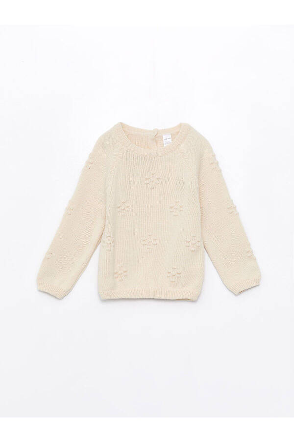 LCW bicycle neck baby girl knitted sweater - 1