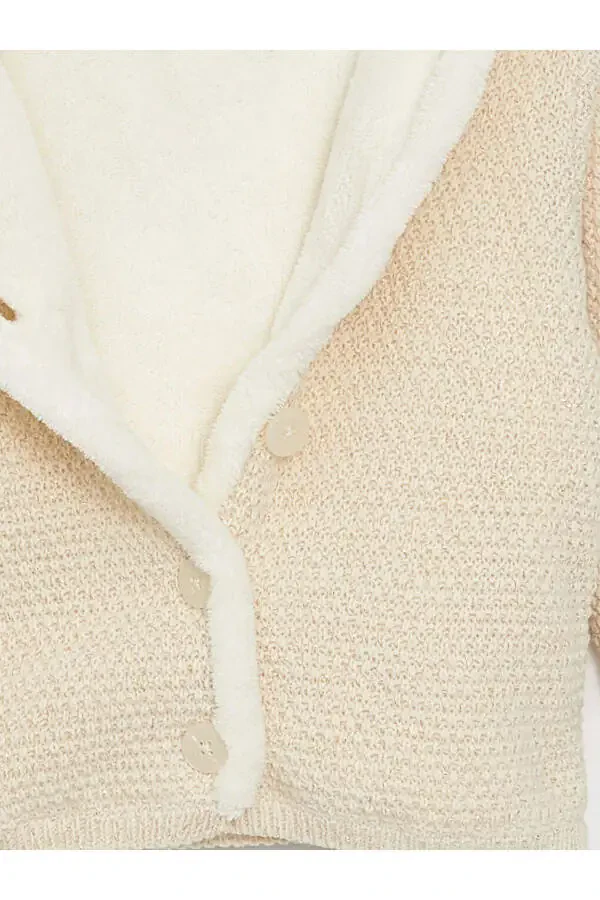 LCW chaqaloq qiz bolalar uchun kapotli triko hırka - 6