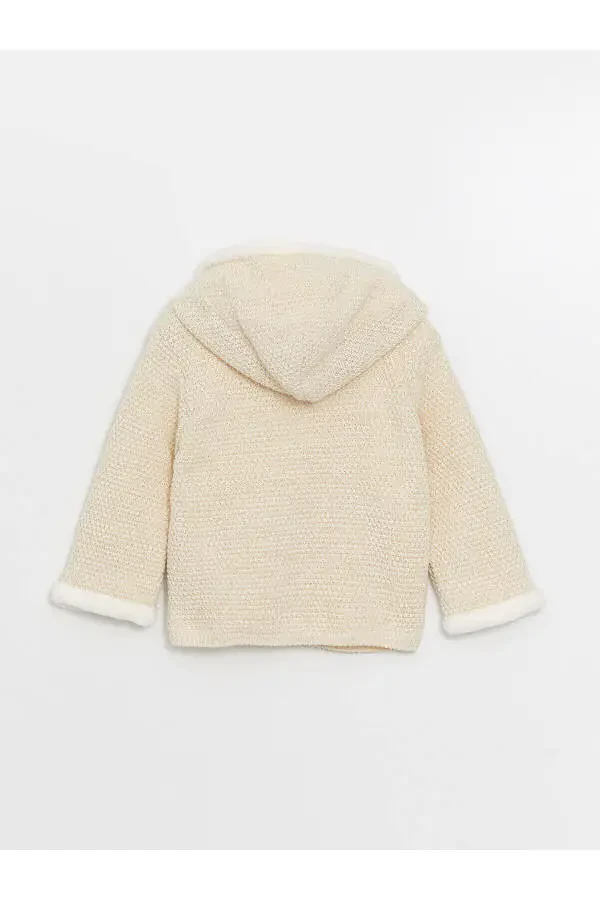 LCW chaqaloq qiz bolalar uchun kapotli triko hırka - 2