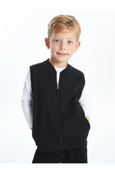 LCW Chaqaloqlar uchun kulrang melanjli bisiklet yoqali erkak chaqaloq jileti - LC WAIKIKI