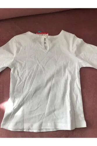 LCW ECO Футболка для девочки с длинными рукавами, круглым вырезом и принтом Ататюрка - LC WAIKIKI (1)