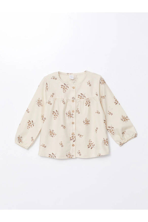 LCW ECO Long-Sleeved Floral Baby Girl Shirt - 1