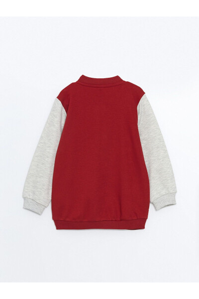 LCW ECO Red Embroidered Baby College Jacket - 3