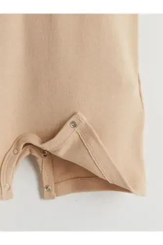 LCW ECO Velosiped yoqali bosma naqshli erkak chaqaloq kombinezoni - 4