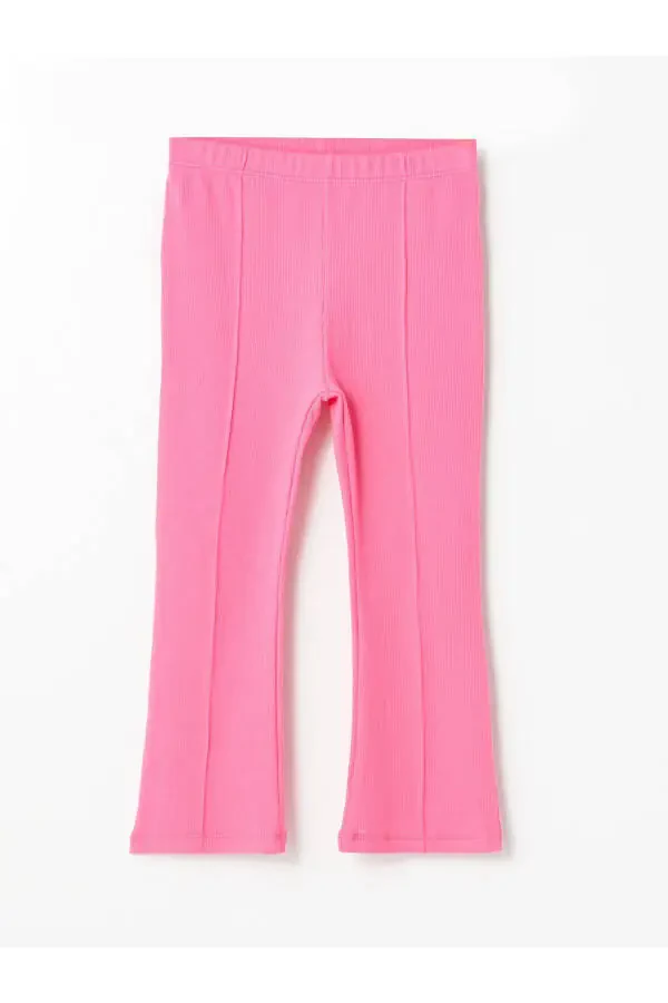 LCW Elastic Waist Baby Girl Basic Leggings - 3