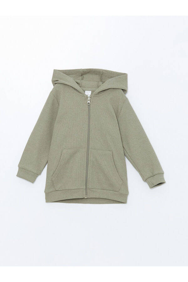 Lcw Hooded Basic Baby Boy Hoodie - 1