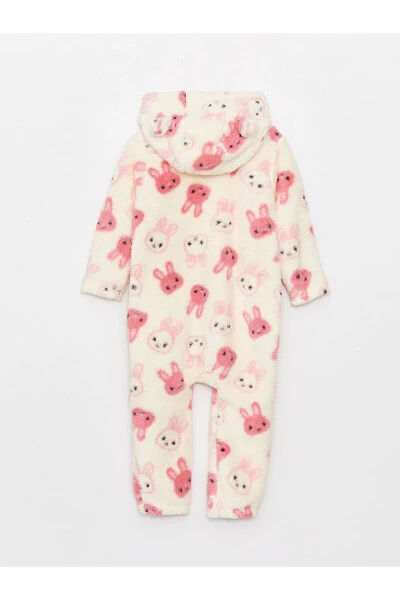 Lcw Kapüşonlu Uzun Kollu Kız Bebek Pelüş Tulum - LC WAIKIKI (1)