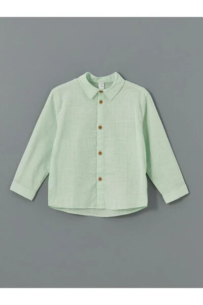 LCW Kids Basic Boys Shirt and Trousers 2-Piece Set - LC WAIKIKI (1)