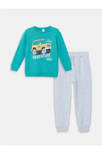 LCW Kids Bicycle Long Sleeve Printed Baby Boy T-Shirt - 1