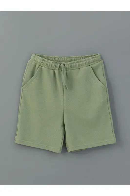 LCW Kids Crew Neck Boys' T-Shirt and Shorts - 3