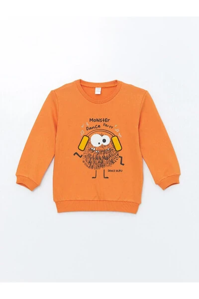 LCW Kids Crew Neck Long Sleeve Baby Boy Sweatshirt - LC WAIKIKI (1)