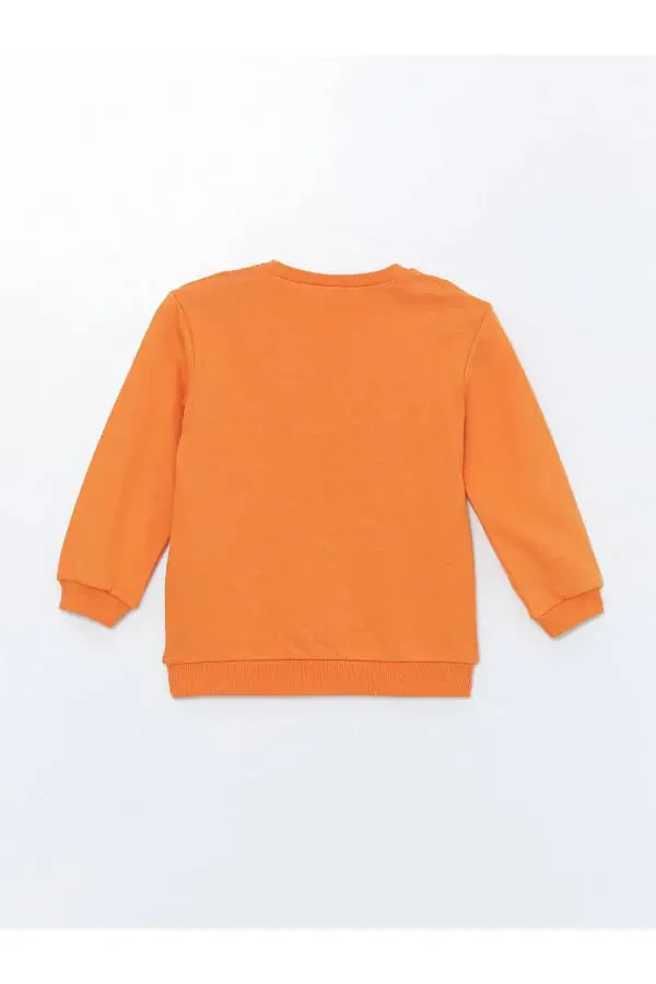 LCW Kids Crew Neck Long Sleeve Baby Boy Sweatshirt - 3