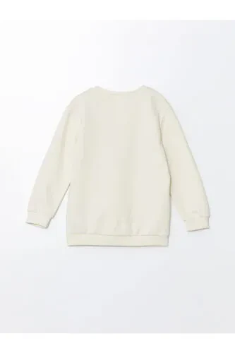 LCW Kids Crew Neck Long Sleeve Thick Printed Er - 3