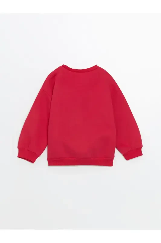 LCW Kids Fuchsiya Velosiped Yoqali Bosmali Qizlar Sweatshirt-fuchsiya - 5