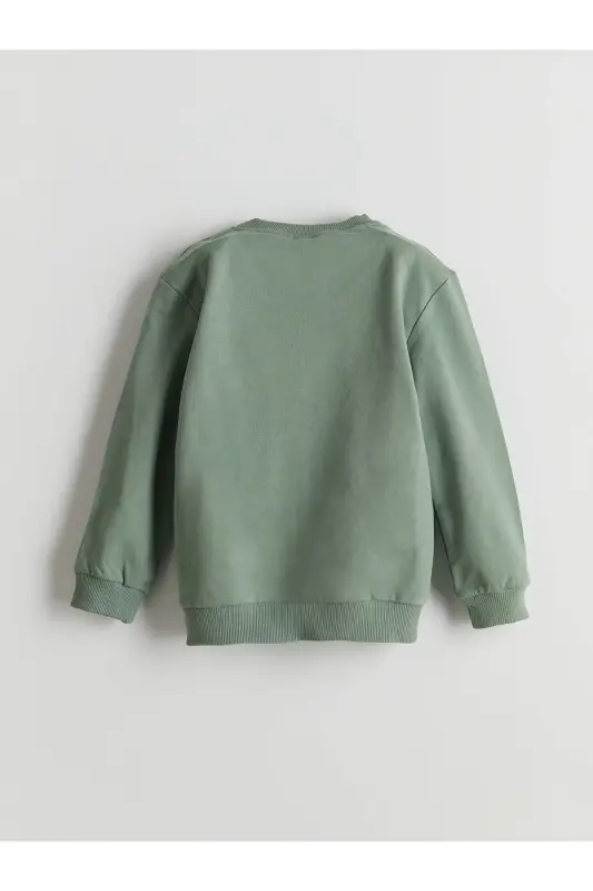 LCW Kids Green Bike Print Boys' Sweatshirt 2-Pack - 5