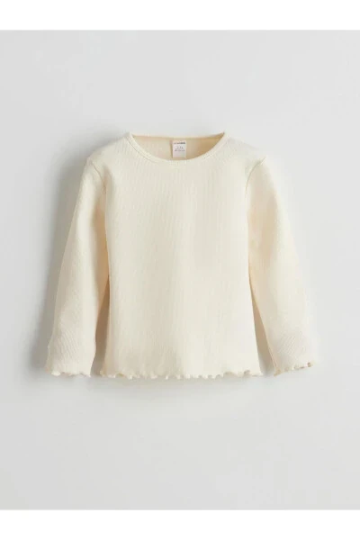 LCW Kids Велосипедка ёқаси гулли қиз болалар футболка ва комбинезони 2 дона - LC WAIKIKI (1)