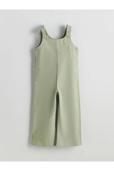 LCW Kids Велосипедка ёқаси гулли қиз болалар футболка ва комбинезони 2 дона - 3