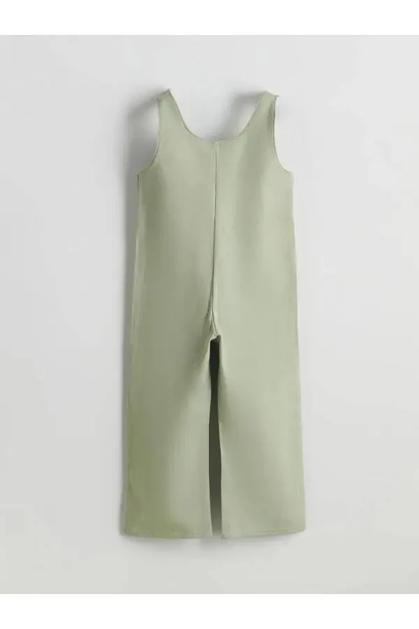 LCW Kids Велосипедка ёқаси гулли қиз болалар футболка ва комбинезони 2 дона - 6