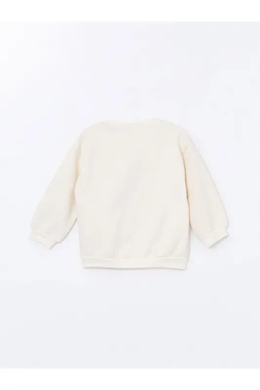LCW KidsBisiklet Yaka Kalın Çiçekli Kız Çocuk Sweatshirt - Çok Renkli - 3