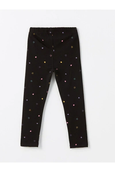 LCW Printed Baby Girl Leggings with Elastic Waistband - LC WAIKIKI (1)