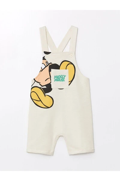 LCW Square Neck Mickey Mouse Print Baby Boy Sal - 1