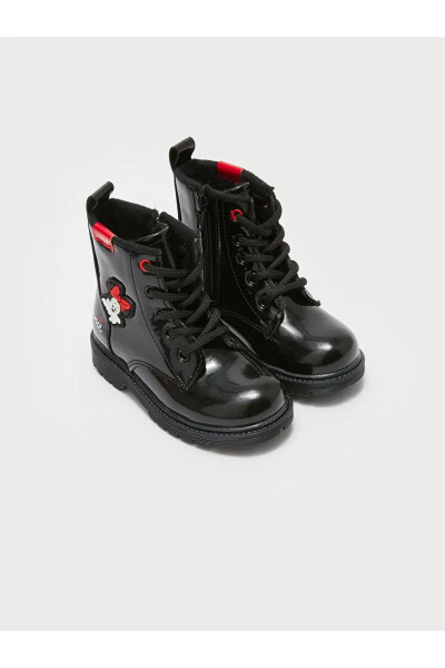 LCW STEPS Minnie Mouse bosilgan qiz bolalar uchun bog'langan etiklar. - 8