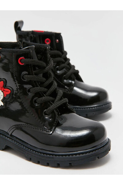 LCW STEPS Minnie Mouse printed lace-up baby girl boots. - 10