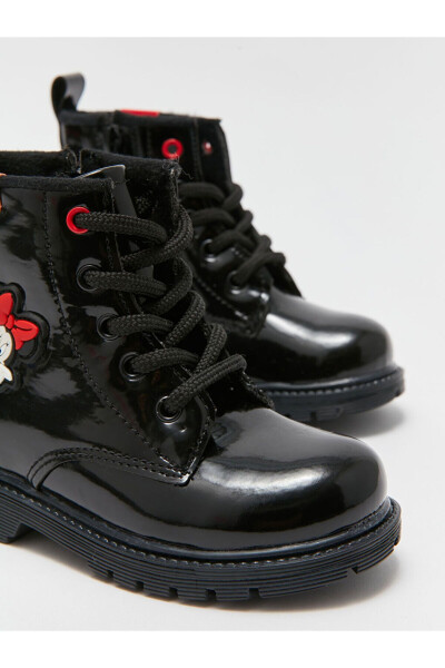 LCW STEPS Minnie Mouse printed lace-up baby girl boots. - 3