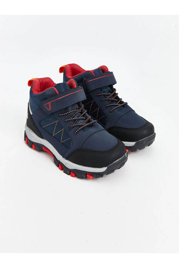 LCW STEPS Navy Blue Lace-Up and Velcro Boys Trekking Boots - 4