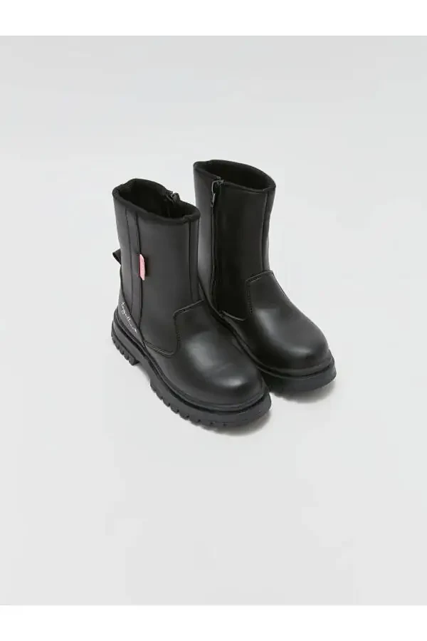 LCW STEPS Shiny Leather Girls Boots - 1