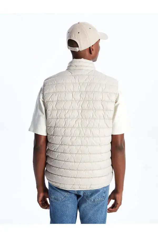 LCW Vision, standard fit, stand collar, men's puffer vest. - 6