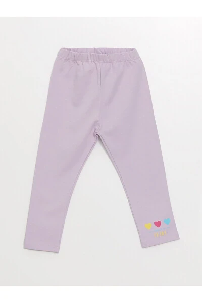 LCW Waistband Elastic Printed Baby Girl Leggings 2 Pack - 5