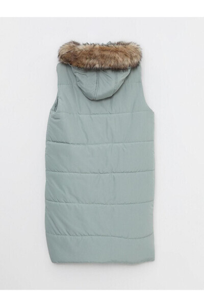 LCW Women's Hooded Puffer Vest - 8