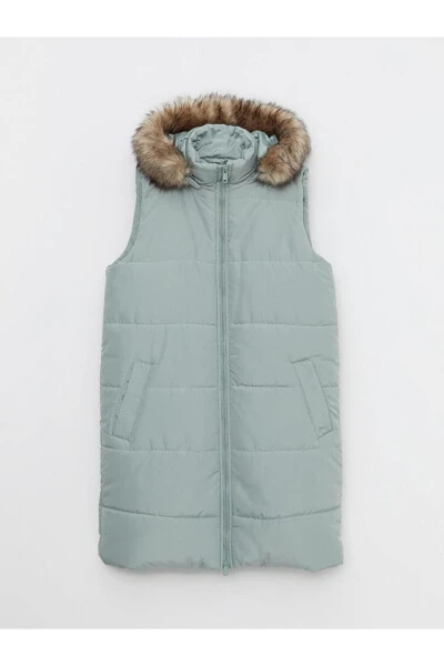 LCW Women's Hooded Puffer Vest - 6